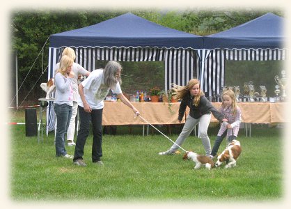 Lisa beim Ringtraining